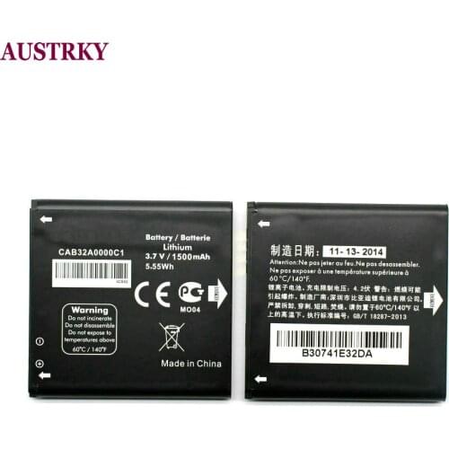New CAB32A0000C1 1500mAh Battery For ALCATEL One Touch 6010 6010D 991 Play 991D 992 992D OT-991 OT-991 Tracking code