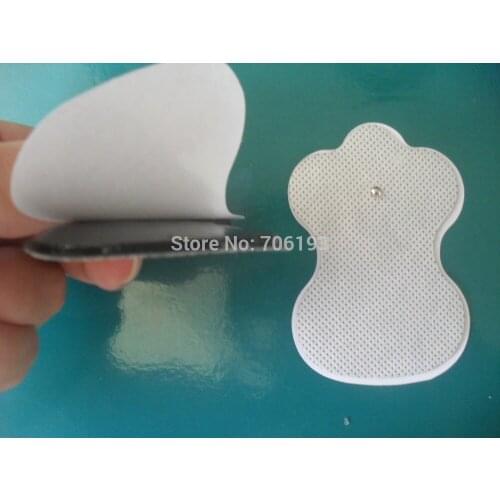 Freeshipping 50pcs/lot (25 Pairs) Good Quality white non-woven Electrode Pads for Digital Tens Acupuncture massager