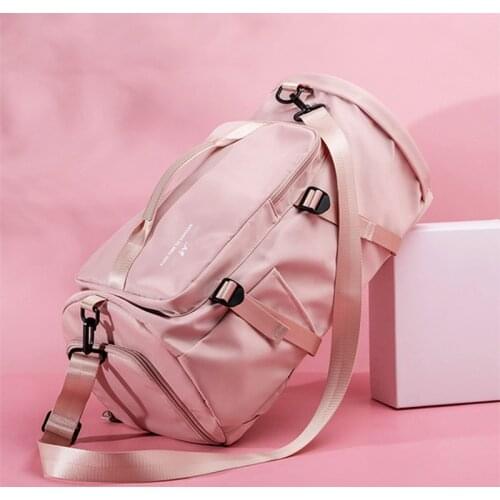 Large Capacity Travel Duffel Bag Womens Mens Weekend Clothing Organizer Waterproof Sports Yoga Swim Backpack With Shoes Pack