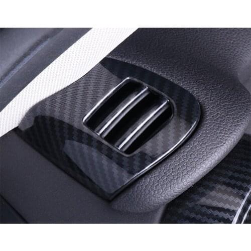 For Mini Cooper F55 F56 F57 2015-2018 Car Dashboard Upper Air Vent Cover Frame Car Trim Styling ABS Accessories