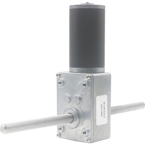 Double Shaft Length 72mm Screw Thread M8 DC Motor 12V 24V Mini Electric Motors Reducer 12 To 470rpm Gear 12 V 24 Volt Moter