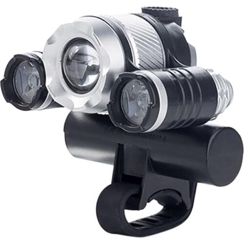 Bike Light USB Rechargeable Bicycle Lights, Waterproof Mountain Bike Lights,Easy to Install for Cycling Flashlight