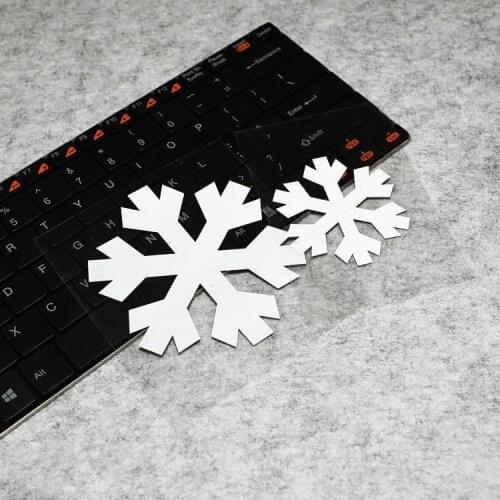 GalonDeco High Quality Snow Shape Snowflakes Reflective Sticker Car Body Oil Cap Sticker Decals Motorbike Sticker