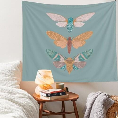 Butterfly Tapestry Psychedelic Background Cloth Background Wall Decoration Cloth Tapestry Home Decoration Tarot Tapestry 95*73cm