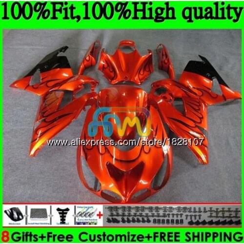Injection For KAWASAKI ZX 14R ZZR1400 ZX-14R 21BS.26 ZX14R 06 07 New orange 08 09 10 11 2006 2007 2008 2009 2010 2011 Fairing
