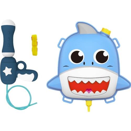 Summer Cartoon Animal Water Guns Water Blaster Backpack Baby Playing Water Outdoor Beach Toys For Children Birthday Presents