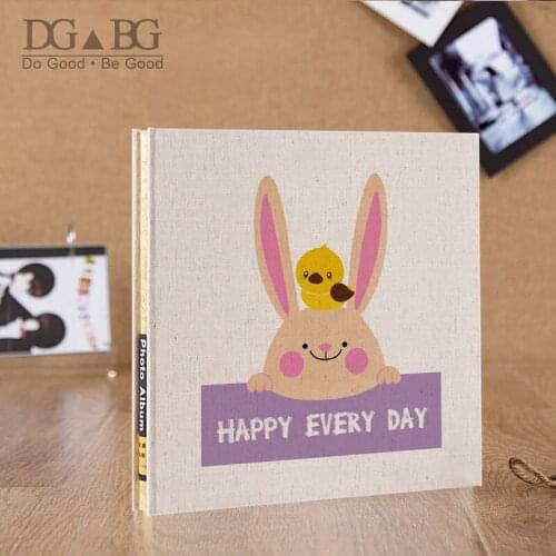 Photos Albums Scrapbook Linen Cover Refillable Scrap DIY Scrapbooking Vintage Black Pages Memory Guest Book Back to School Gifts