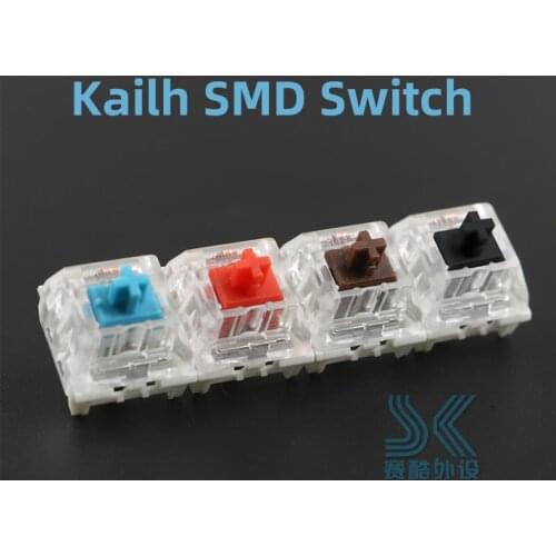 Kailh Mechanical Keyboard Switch RGB SMD Black Red Brown blue Gaming Keyboard DIY Compatible with Cherry MX switch Gateron