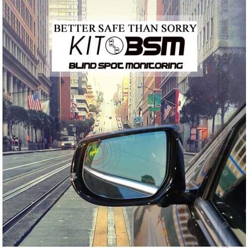 Kitbsm microwave sensor for all car !24GHZ easy installation blind spot detection system safe change side assistance for GOLF