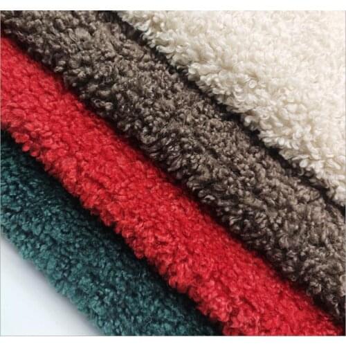 Mongolian velvet fabric is used for decorative cloth home textile carpet dress DIY Sewing Fabrics by the meter