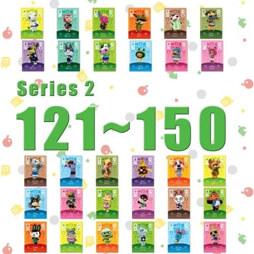 121 to 150)Animal NFC Printing Card for ACNH Games
