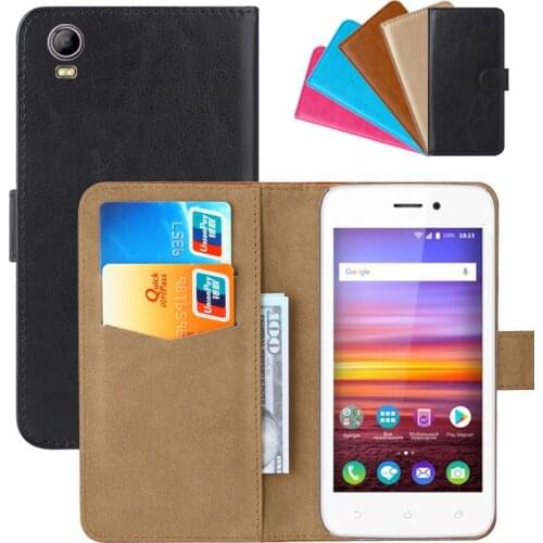 Luxury Wallet Case For BQ BQ-4583 Fox Power PU Leather Retro Flip Cover Magnetic Fashion Cases Strap