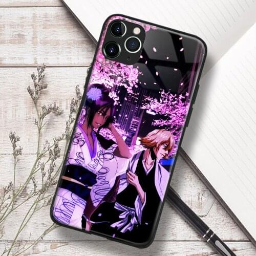 Shihouin Yoruichi Kisuke Urahara Bleach Soft TPU Glass Phone Case for IPhone SE 6s 7 8 Plus X Xr Xs 11 12 Mini Pro Max Samsung
