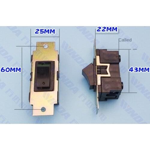 Grinder switch start switch press switch hy3-10 / 2 10A 220V single phase small panel 60mm