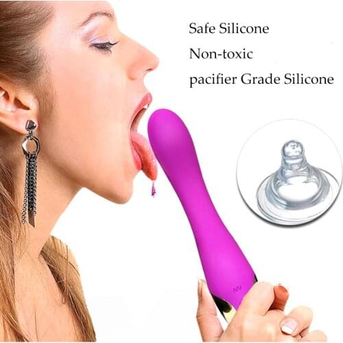 Loverkiss Silicone Female Masturbator Massager Vibrator G spot Rechargeble Waterproof Women Vibrator 12 Vibrations Anal Vibrator