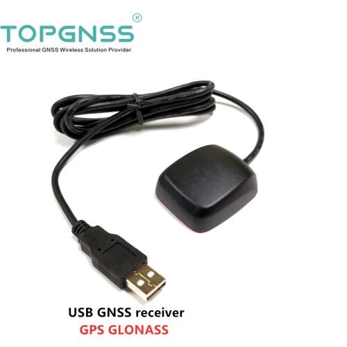 USB GPS GNSS GLONASS receiver antenna module Built-in FLASH cable 1.5m power supply 5V NMEA0183 GN200G