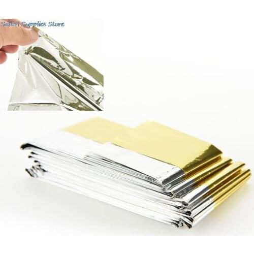 Myler Waterproof Emergency Survival Foil Thermal First Aid Rescue Blanket Tent Camping Mat
