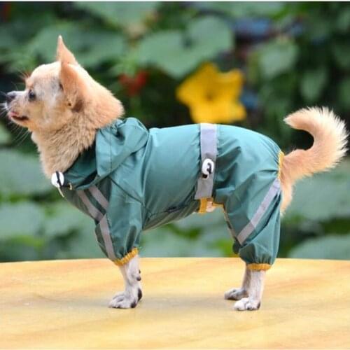 Waterproof Dog Clothes for Small Dogs Sweatshirt Accessories Pet Rain Coats Jacket Puppy Raincoat Chihuahua Cloth Pet Products