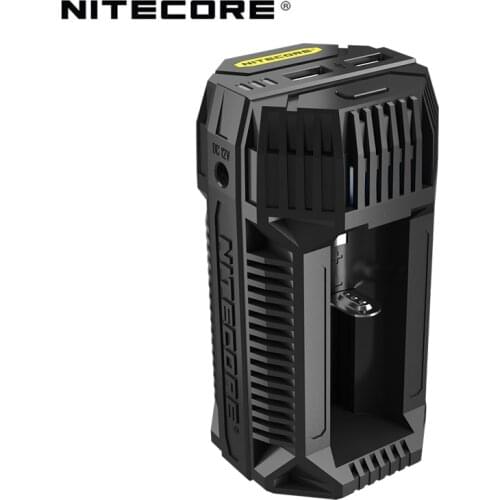 NITECORE V2 USB Battery Charger For 14500, 14650, 16500, 16340(RCR123), 16650, 17350, 17500,17650, 17670, 18350, 18490, 18500