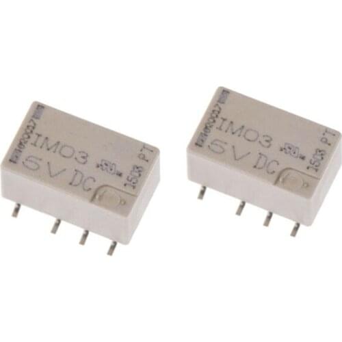 10pcs/lot IM03GR IM03GR-5V IM03 RELAY DPDT 2A 5V SOP-8