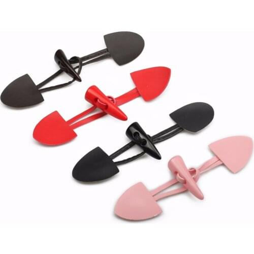 10 Pcs/lot 2-Holes Coat Buckle Buffalo Button Decorative Resin&leather Imitation Horn Button for Wool Coat Sewing Accessories