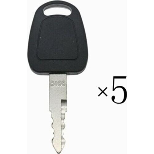 5) Keys For Doosan For Daewoo Terex Bobcat E80 E900 Excavator # K1009605 D100