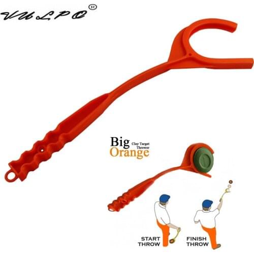 VULPO Outdoor Shooting Accessories Handheld Clay Target Thrower Green Color
