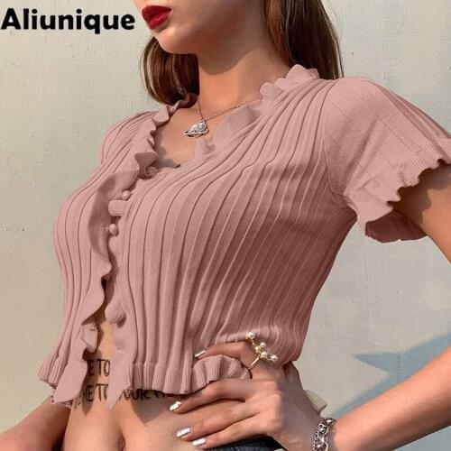 Женские летние футболки Aliunique China At AliExpress