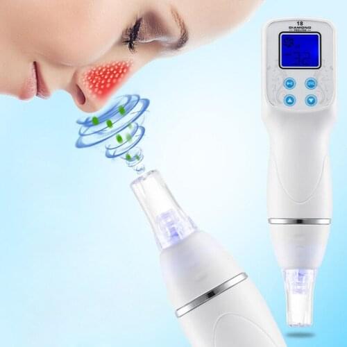 Diamond Dermabrasion Blackhead Remover Pore Cleansing Skin Peeling Electric Facial Nose Pore Blackhead Vacuum Suction Machine