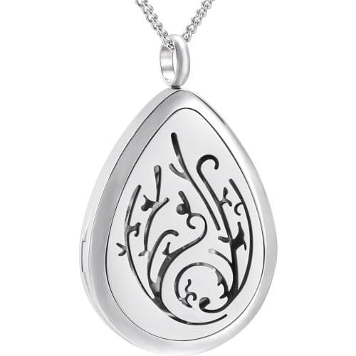 Teardrop Shape perfume Pendant Memorial Air Freshener Wholesale Retail Essential Oil Diffuser Gift for Love One