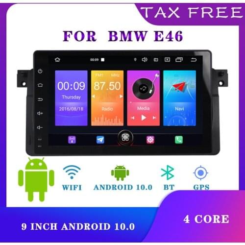1 Din Car Radio Android Carplay Auto Multimedia Player Bluetooth Tv Speaker Wifi 9 Inch Car Monitor Stereo For Bmw E46