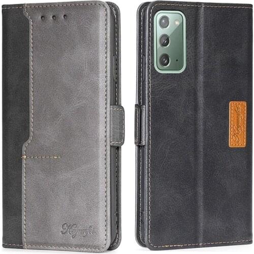 Wallet Cover for Samsung Galaxy Note 20 Case Leather Flip Cover Slots Magnet Flip Cover for on Samsung Note 20 Phone Pouch