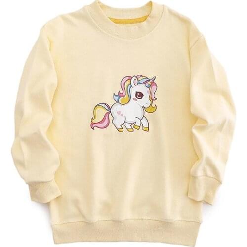 New Baby Boys Girls Sweatshirts Autumn Spring Cartoon Cotton Hoodies Tops Children Kids Long Sleeve T Shirts Blouse Clothes