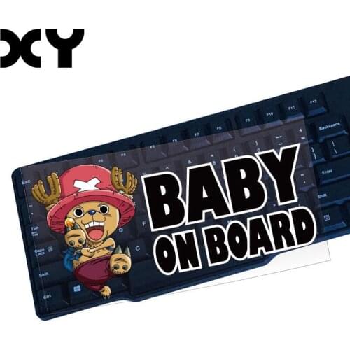 Baby on Board Truck Bumper Window Car Sticker Truck Vinyl Cartoon Decal 8.6" *4.3"