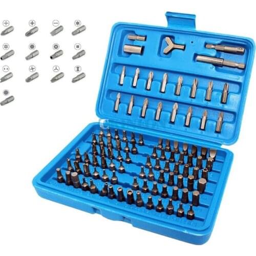 DHL 20Set x100pcs Screwdriver Security Bit Set Steel Torx Star Tamper Screws Hex Key Slotted Tri Screw Driver Bit Torx