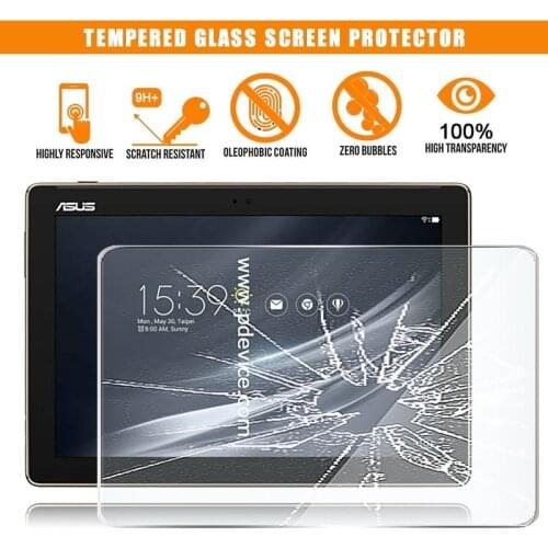 For Asus ZenPad 10 Z301ML Z301MFL Tablet Tempered Glass Screen Protector Scratch Resistant Anti-fingerprint HD Clear Film Cover