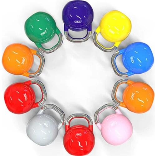 Strength Training Fitness Equipment Color Weight Unisex Kettlebell Steel Universal Customizable Competition Kettlebell In Stock