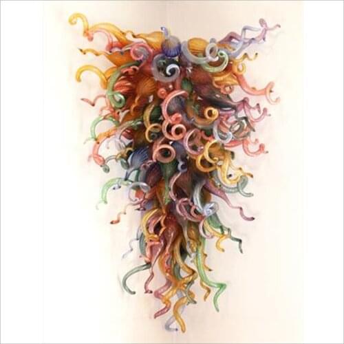 Art Decorative Designer Glass Pendant Lamps Dale Chihuly Mouth Blown Glass With 110v-240v LED Bulbs