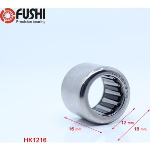 HK1216 Needle Bearings 12*18*16 mm ( 10 Pcs ) Drawn Cup Needle Roller Bearing HK121816 TLA1216Z