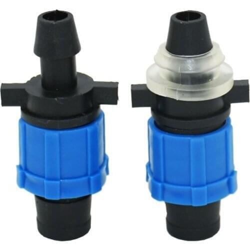 10mm 16mm to 16mm Irrigation drip tape connector lock nut for Agriculture Greenhouse irrigation adapter 3 Pcs