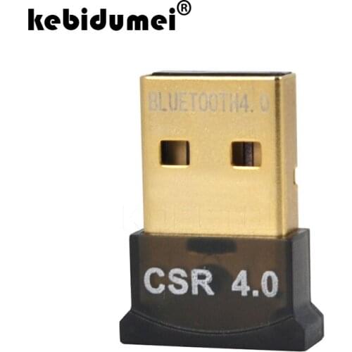 Kebidumei Hot Wireless Bluetooth 4.0 Adapter Dongle USB 2.0 Wireless EDR Adaptor with 3Mbps for Laptop Notebook Tablet Computer