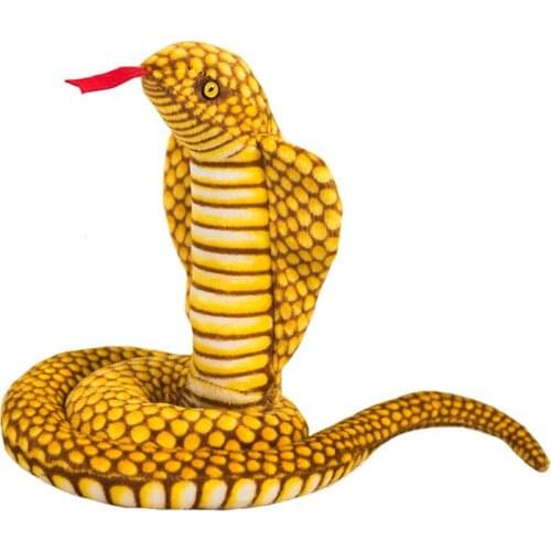 Lovely Simulation Snake Plush toys Giant Snake Cobra animals python Soft Stuffed Dolls Bithday Gifts Childrens toys Home Decor