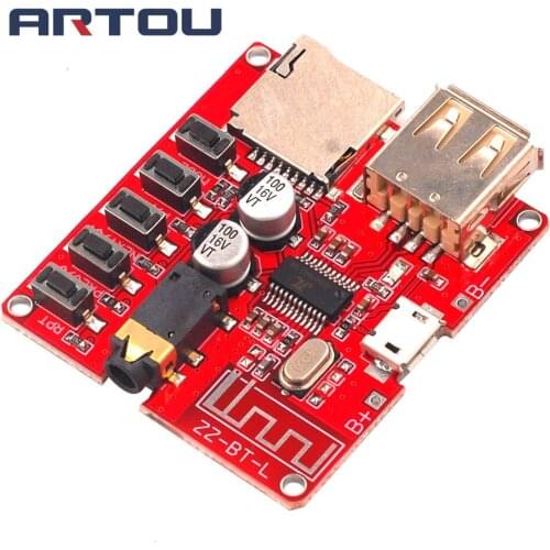 MP3 Bluetooth Decoder Board Lossless Car Speaker Audio Amplifier Board Modified Bluetooth 4.1 Circuit Stereo Receiver Module 5V