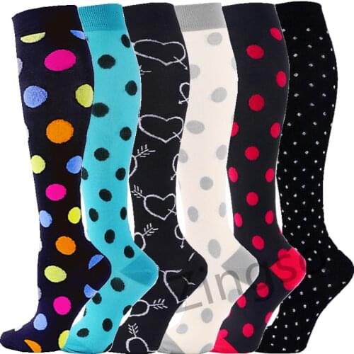 Newest Compression Socks Women Cycling Socks for Edema Diabetes Varicose Veins Running Marathon Sports Men Compression Stockings
