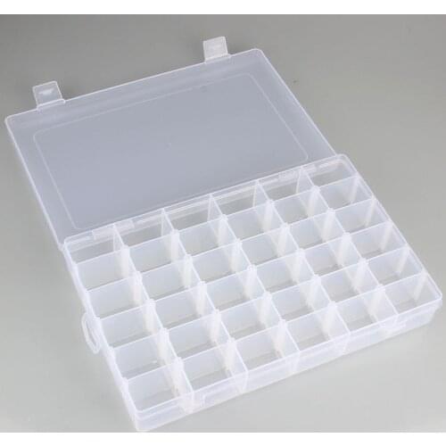 36 Grids Storage Case Box Holder Container Pills Jewelry Nail Art Tips Case For Bead Rings Jewelry Display Organizer 2021 New