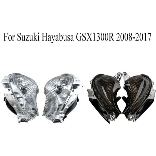 Motorcycle Front Turn Signal Lens For Suzuki GSX1300R Hayabusa 2008 2009 2010 2011 2012 2013 2014 2015 2016 2017 Smoke
