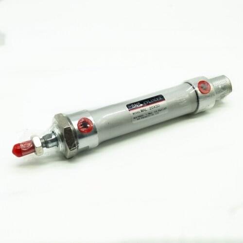 SNS Pneumatic Air Cyilnder MAL20X50 Air Cylinder Bore 20mm Stroke 50mm Pneumatic Air Cylinder Single Rod Cylinder