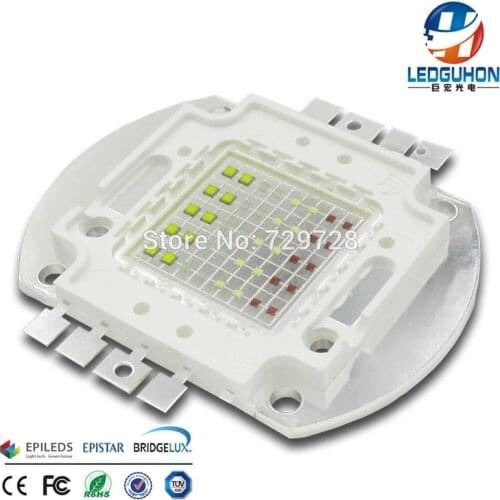 High power rgb w led chips of 40W RGBW COB led round stents led module