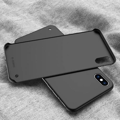 Slim Frameless Hard PC Phone Case For iPhone 12 11 Pro Max 12 Mini XS Max X XR 8 7 6s 6 Plus SE 2020 Ultra Thin Candy Cover Case