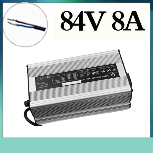 84V 8A lithium smart battery charger for 72V 20S electric bicycle electric motorcycle battery charger Li-Ion 672 watts high powe